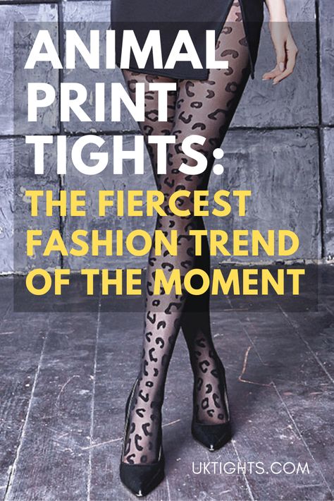 These animal print tights are the fiercest fashion trend of the moment Leopard Print Tights Outfit, Print Tights Outfit, The Golden Lady, Leopard Print Tights, Leopard Tights, Zebra Shoes, Suspender Tights, Print Tights, Animal Print Outfits