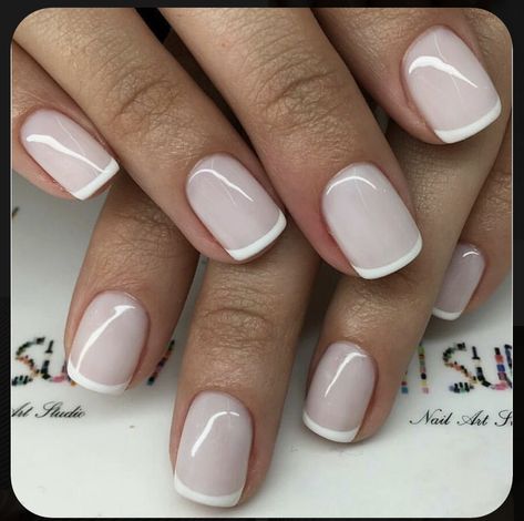 Gel Nails French, French Manicure Designs, Manicure Colors, French Manicure Nails, Neutral Shades, French Tips, Manicures Designs, Dipped Nails, Classy Nails