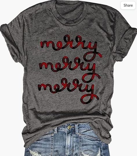 Shirt, Christmas, Holiday, Amazon, Cute, Mom, Gifts, TShirt, Casual, Merry, Graphic Tshirt #afflink Funny Xmas Gifts, T Shirt Womens, Christmas Tops, Buffalo Plaid Christmas, Funny Christmas Shirts, Holiday Shirt, Graphic Tops, Christmas T Shirt, Plaid Christmas