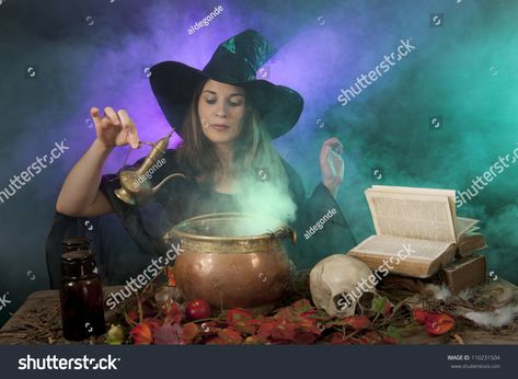 Witch Making Potion, Making Potions, Witch Aesthetic, Witches Brew, Reference Images, Photo Reference, Halloween Witch, Every Day, Witch