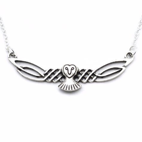 HAQUIL Owl Necklace Celtic Viking Owl Pendant Necklace for Women and Men >>> Click on the image for additional details. (This is an affiliate link) #necklaces Celtic Owl, Ancient Greek Jewelry, Owl Pendant Necklace, Bracelet Viking, Talisman Pendant, Viking Pendant, Silver Necklaces Women, Necklace Elegant, Owl Necklace