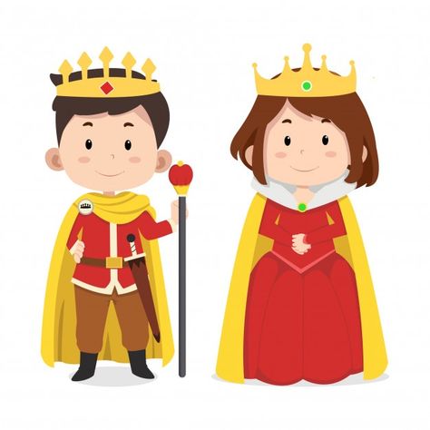 Cute king and queen characters Premium V... | Premium Vector #Freepik #vector #woman #crown #man #cartoon Mom Coloring Pages, King Cartoon, Queen Drawing, Happy Birthday Kids, Bible Coloring Pages, Family Drawing, Bible Coloring, Drawing Challenge, Cartoon Illustration