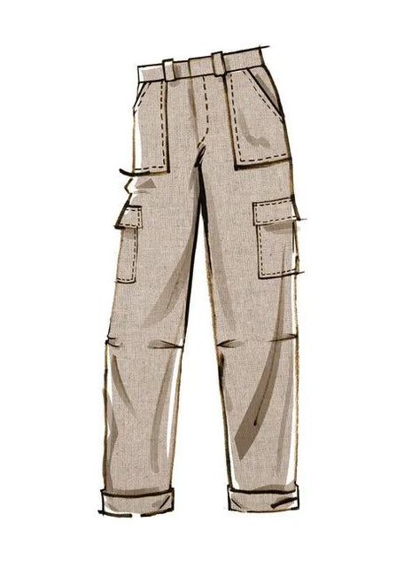 McCalls Men's Shorts and Trousers M8264 - PAPER BB (44-52) Roll Up Pants, Sewing Machine Brands, Metal Dress, Sewing Pants, Pants Sewing, Sewing Pattern Shop, Sew Over It, Tilly And The Buttons, Pants Sewing Pattern