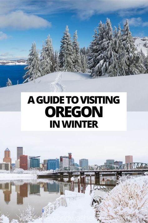 Bend Oregon Winter, La Grande Oregon, Oregon Lakes, Things To Do In Winter, Oregon Winter, Florence Oregon, Oregon Mountains, Visit Oregon, Fun Indoor Activities