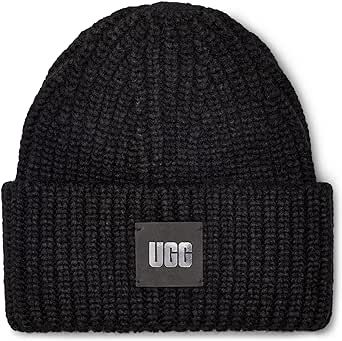 UGG Women's Chunky Rib Beanie Cheap Ribbed Beanie, Cheap Warm Acrylic Beanie, Cheap One-size Beanie, Cheap Black Beanie For Cold Weather, Affordable Black Winter Beanie, Cozy Accessories, Warm Winter Hats, Women's Beanie, Extra Fabric