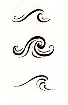 Dr Tattoo, Tattoo Wave, Wave Tattoo Design, Surf Tattoo, Finger Tattoo For Women, Wave Tattoo, Small Tattoos Simple, Tattoo Simple, Disney Tattoo