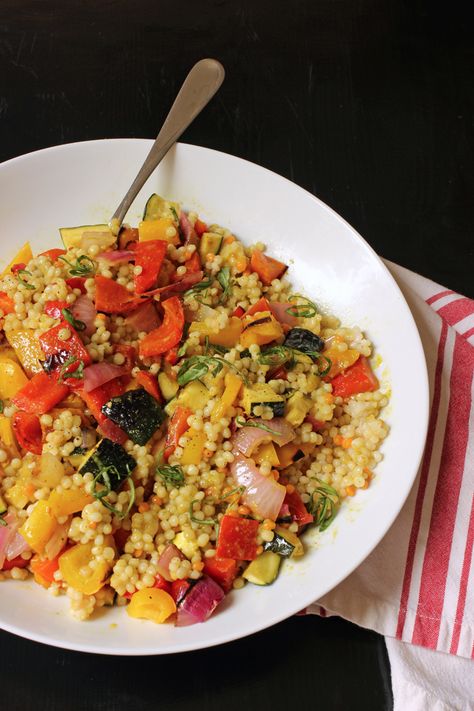 Grilled Vegetable Couscous Salad | Good Cheap Eats Couscous Vegetables, Vegetable Couscous Salad, Vegetable Couscous, Vegetables Salad, Budget Meal Planning, Budget Recipes, Quick Dinners, Couscous Salad, Grill Recipes