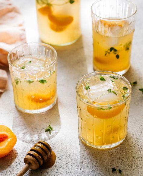 The warmth of apricots and honey combine with the zestiness of citrus fruits for an autumn-pleasing gin sour. Serves 1 Gin Sour Recipe, Fall Party Drinks, Unique Cocktail Recipes, Apricot Preserves, Gin Sour, Gin Cocktail Recipes, Gin Drinks, Sour Cocktail, Mixed Drinks Recipes