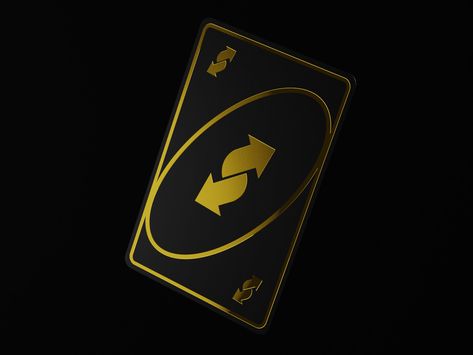 Golden UNO Reverse Card, Maxwex on ArtStation at https://www.artstation.com/artwork/d0Pane Uno Reverse Card, Reverse Card, Uno Reverse