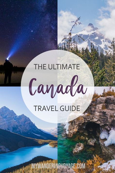 The ultimate guide to travelling in Canada from coast to coast to coast. This Canada travel guide has everything from where to go, what to pack, what you NEED to know and so much more. Plus, sample itineraries for travel in Canada! #Canada #Travel #TravelGuide | My Wandering Voyage Travel Blog Travelling Canada, Travel In Canada, Travelling Usa, Backpacking Canada, Canada Trip, Canada Holiday, Canada Eh, Canada Travel Guide, Canadian Travel