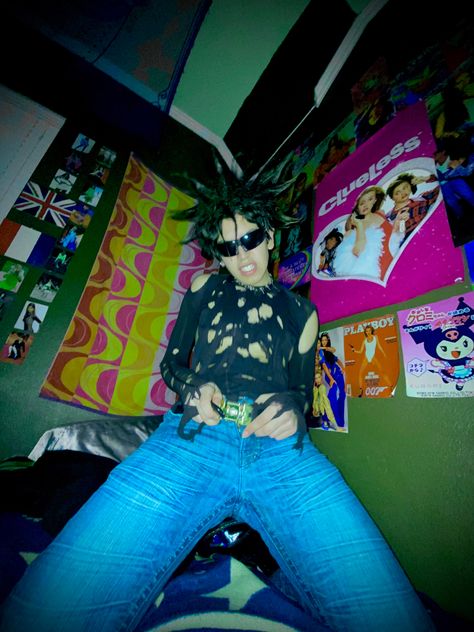 Liberty Spikes, Bedroom Photoshoot, Punk Character, Swamp Monster, Skate Punk, 90s Skate, Punk Looks, Punk Aesthetic, Pursuit Of Happiness