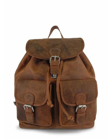 Exquisite! Captivating! Elevate your style with Leather Backpack NK 1910 - Brown, available for a limited time at the incredible price of €97.99 Brown Backpack, Unique Backpacks, Brown Backpacks, Fanny Bag, Brown Leather Backpack, Hiking Boots Women, Military Boots, Backpack Travel Bag, Designer Crossbody Bags