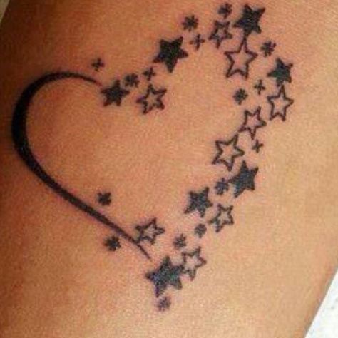 Star Tattoos Wrist, Best Star Tattoos, Star Tattoo On Wrist, Tattoos On Wrist, Small Star Tattoos, Horoscope Tattoos, Hearts And Stars, Star Tattoo Designs, Black Girls With Tattoos