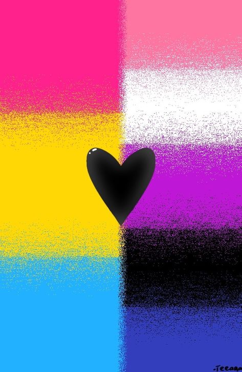 A pansexual and gender-fluid wallpaper! Pansexual Aesthetic, Pride Aesthetic, Genderfluid Pride