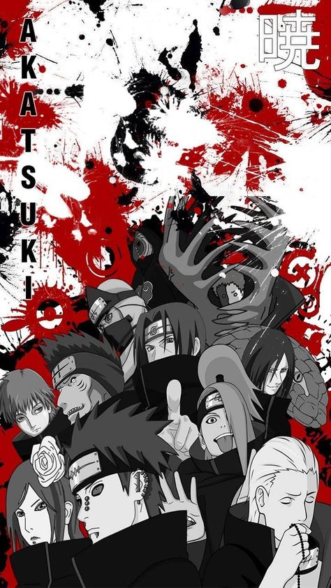 Akatsuki iPhone Wallpapers Akatsuki Wallpaper, Itachi Akatsuki, Chihiro Y Haku, Naruto Wallpaper Iphone, Naruto Wallpapers, Samurai Anime, Anime Fanfiction, 1080p Anime Wallpaper, Naruto Uzumaki Art