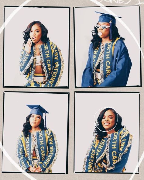 Cool Graduation Photoshoot, Ncat Aggies Outfits, Graduation Photoshoot Yearbook, Yearbook Style Graduation Pictures, Nurse Grad Shoot, Ncat Aggies Photoshoot, Decision Day Photoshoot Ideas, Crewneck Graduation Pictures, Yearbook Inspired Photoshoot