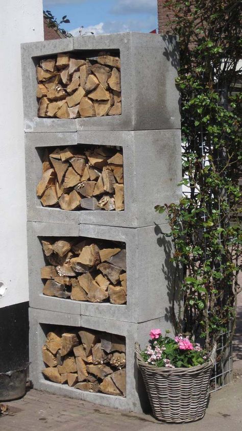 Vertically Stacked Storage Space And Firewood Rack Firewood Storage Outdoor, Ormanlık Alan, Wooden Storage Sheds, Outdoor Firewood Rack, Firewood Racks, Firewood Logs, Firewood Holder, Wood Storage Sheds, Log Store