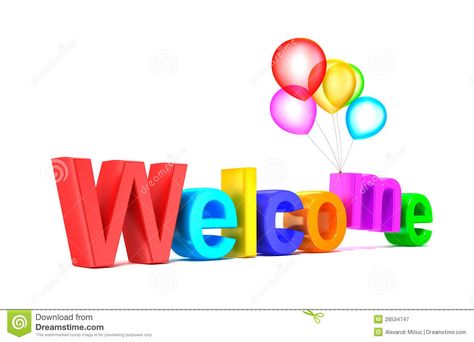 Colorful Welcome Word With Balloons On White Background Royalty ... Welcome Poster Design, Wellcome Images, Afro Emoji, Bal Hanuman, Welcome Words, Welcome Images, Balloon Words, Welcome To The Team, Office Background