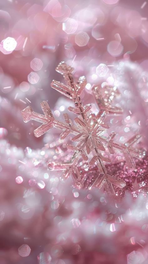 Snowflake photo outdoors crystal glitter. | premium image by rawpixel.com / Bambamfefe Sparkly Background Aesthetic, Crystals Wallpaper Iphone, Pink New Years Wallpaper, Pink New Year Wallpaper, Pink Winter Wallpaper, Pink 2025, Glitter Iphone Wallpaper, Pink Aesthetic Images, Winter Wallpaper Backgrounds