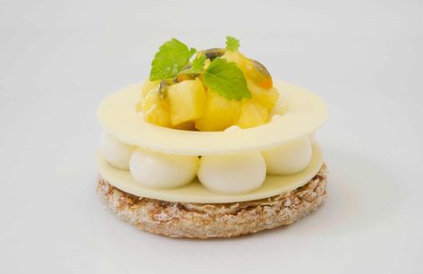 Coconut Dacquoise, Fine Dining Desserts, Best Chocolate Desserts, Dessert Plating, Pastry Desserts, Fancy Desserts, French Pastries, Plated Desserts, Baking And Pastry