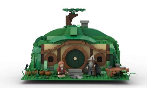 LEGO MOC hobbit hole by dear_from_north | Rebrickable - Build with LEGO Lego Hobbit, Hobbit Hole, Lego Group, Lego Parts, Lego Moc, Movie Scenes, The Hobbit, Mini Figures, Lego