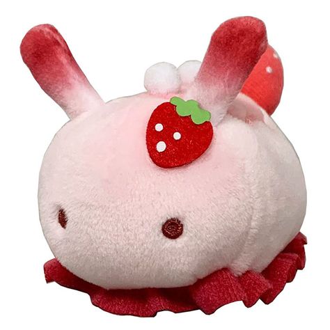 Adorable Plushies, Rabbit Plush Toy, Sea Slug, Kawaii Plush, Kawaii Plushies, Strawberry Milk, Arte Inspo, Slug, Cute Stuffed Animals