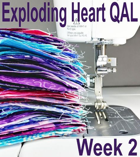 Exploding Heart Quilt, Heart Type, Quilting 101, Heart Quilt Pattern, Heart Blocks, Quilt In A Day, Picture Quilts, Quilting Rulers, Half Square Triangles