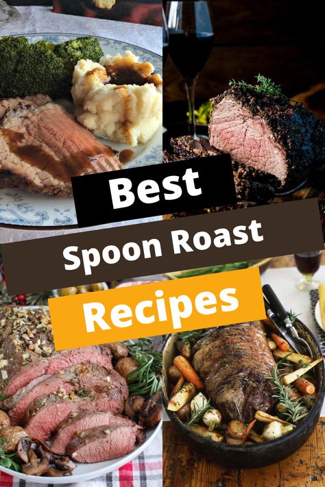 TOP 8 SPOON ROAST RECIPES FOR FLAVOR Slow Cooker Spoon Roast, Burgundy Pepper Spoon Roast, Spoon Roast Recipes Ovens, Spoon Roast Recipes, Spoon Roast, Roast Steak, Sirloin Tips, Slow Cooked Pork, Hearty Comfort Food