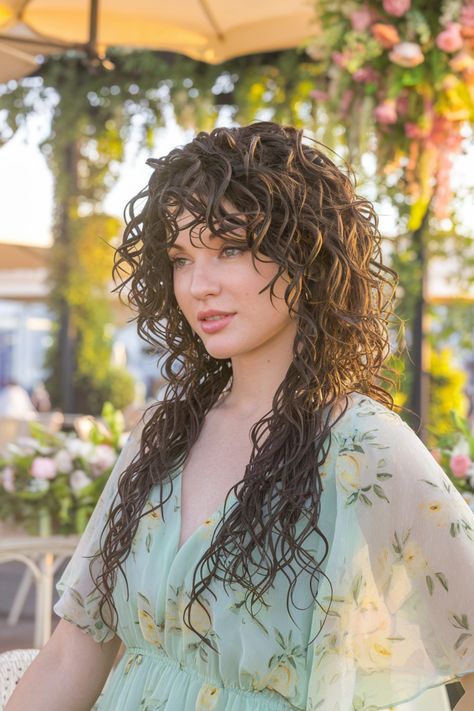 Embrace your natural beauty with long hair curly hairstyles that exude effortless charm. Perfect for summer, these playful, bouncy curls create a stunning, carefree vibe. Try adding choppy layers for movement or incorporate cute braids for a whimsical touch. Explore this loose, layered style and let your curls shine! #curlyhairstyles #longhair #hairinspo Long Hair Curly Hairstyles, Hair Curly Hairstyles, Long Hair Curly, Cute Braids, Layered Curly Hair, Choppy Layers, Layered Style, Bouncy Curls, Layer Style