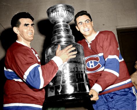 Jean Beliveau, Maurice Richard, Hockey Pictures, Montreal Canadians, Sports Figures, Montreal Canadiens, Sports Stars, Stanley Cup, New Hobbies