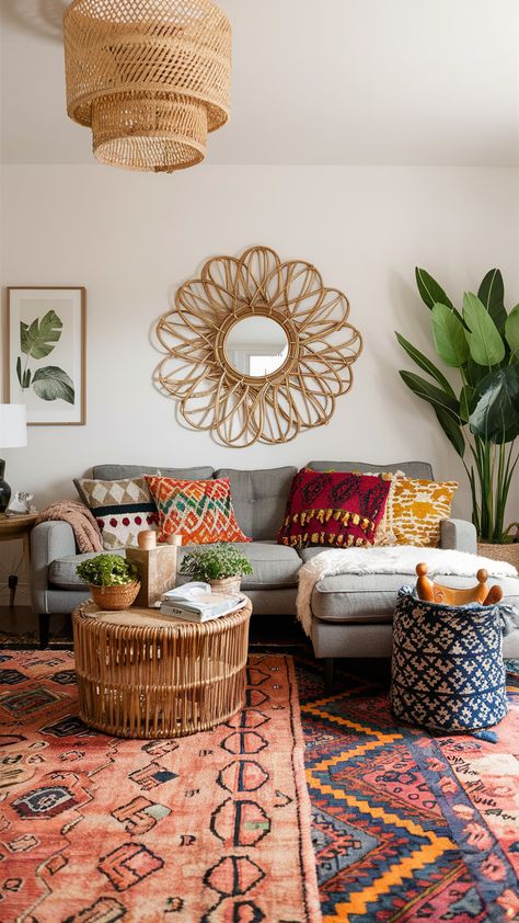 Get inspired with our collection of home decor trends and chic ideas. Find luxe accents and elegant solutions to create a stylish and sophisticated space. #HomeInspiration #TrendyDesign #LuxeDecor Folk Interior Design, Neutral Maximalism, Folk Interior, Eclectic Boho Living Room, Luxe Decor, Boho Eclectic, Elegant Home, Maximalism, Elegant Home Decor