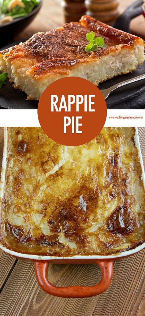 Rappie Pie Recipe, Rappie Pie, Canadian Food Recipes, Acadian Recipes, French Canadian Recipes, French Cooking Recipes, Canadian Dishes, Canadian Cuisine, Canadian Recipes