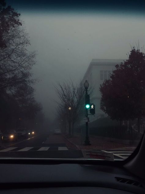 Fog in dc ascetic photo November Athestic, Spooky October, Fall Aesthetic Spooky, Spooky Cute Aesthetic, Beautiful Picture, Fall Dark Aesthetic, Fall Spooky Aesthetic, October Core, Spooky Autumn