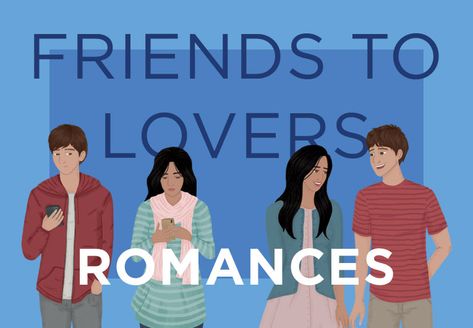 Friends To Lovers Books, Romcom Books, Romance Series Books, Friends To Lovers, Romantic Themes, Good Romance Books, Lovers Romance, Teen Romance Books, Online Friends