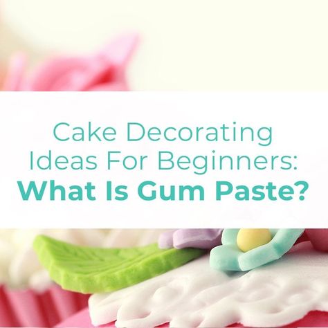 What Is Gum Paste? | The Cake Decorating Company How To Use Gum Paste, Edible Gum, Gardens Of Babylon, Petal Dust, Cream Pies, Hanging Gardens, Edible Glue, Cake Decorating Kits, Cupcake Cases