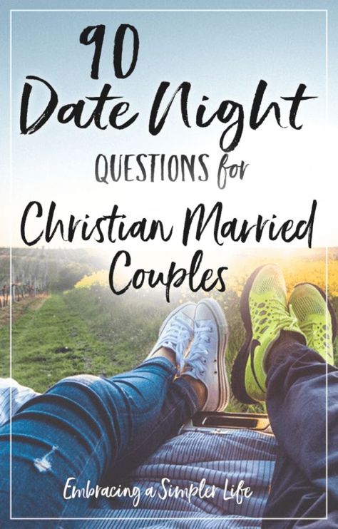 Date night questions for Christian married couples. Make date night fun and intentional!  #datenightquestions #christianmarriage #tipsforrekindlinglove Couples Ministry, Questions For Married Couples, Date Night Questions, Couples Date Night, Surviving Infidelity, Date Night Ideas For Married Couples, Conversation Starters For Couples, Marriage Retreats, Romantic Date Night Ideas