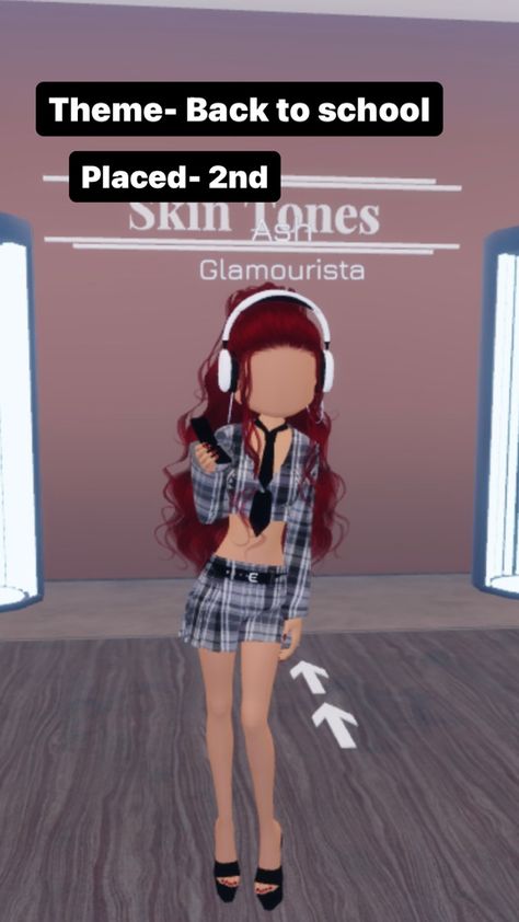 Theme- Back to school #dresstoimpress #roblox #fashion Dress To Impress School Theme, Dress To Impress School Trip, Dress To Impress Back To School, Dti Roblox Theme, School Trip Outfit, Roblox Fashion, School Places, Dti Fits, Aesthetic Roblox Royale High Outfits