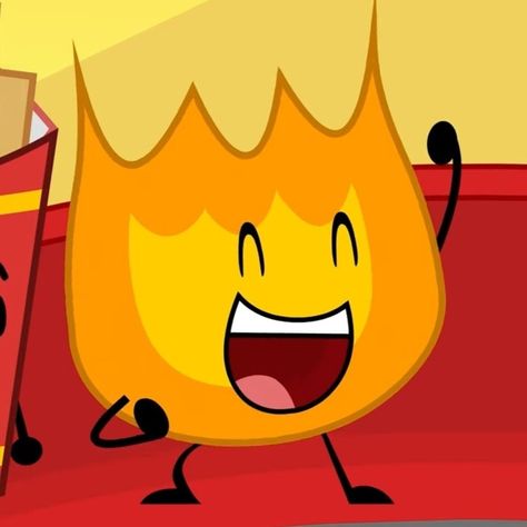 Firey BFDIA BFDI ICON PFP JACKNJELLIFY BATTLE FOR DREAM ISLAND People Dont Like Me, Bfdi Characters, Objects Show, Cursed Objects, Trans Boys, Paper Puppets, Battle For Dream Island, Inanimate Insanity, Magnum Opus