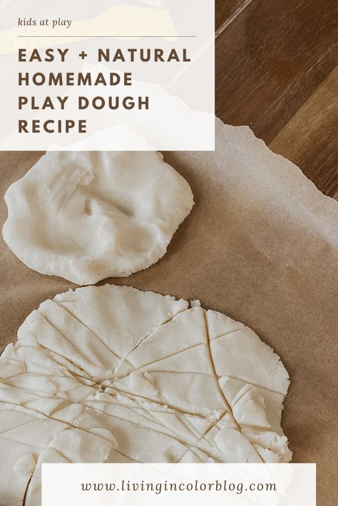 Homemade Play Dough Recipe, Natural Playdough, Easy Playdough Recipe, Play Dough Recipe, Homemade Playdough Recipe, Playdough Recipe, Homemade Playdough, Kindergarten Science, Charlotte Mason