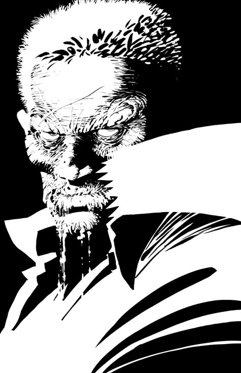 Frank Miller Sin City Art, Sin City Frank Miller, Tobias Whale, Sin City Comic, Famous Illustrators, Frank Miller Sin City, Frank Miller Art, Frank Miller Comics, Jack Kirby Art