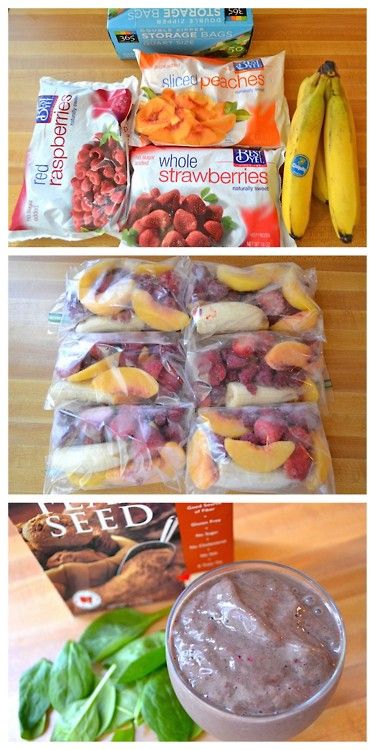 DIY individual smoothie packs- this makes that morning rush go so much faster and smoother. Just toss the frozen fruit in the blender Frozen Smoothie Packs, Resep Smoothie, Smoothie Packs, God Mat, Think Food, Idee Pasto Sano, Frozen Fruit, Smoothie Drinks, Alternative Medicine