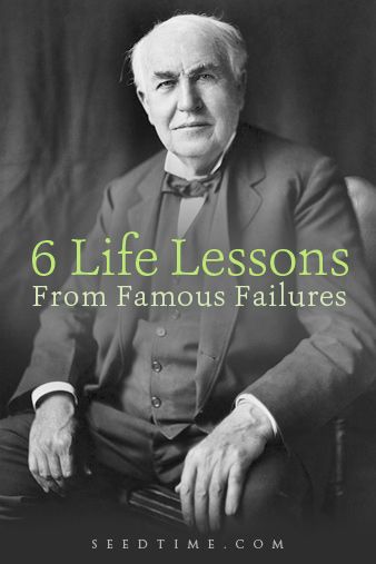 6 lessons from famous failures. Failures who are a success at life! Famous Failures, Morning Checklist, Career Quotes, Teaching Life, Life Rules, Ways To Make Money, Successful People, Helpful Tips, Inspiring Quotes