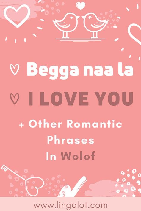 How to say I love you in Wolof Albanian Language Learning, Learn Albanian, Wolof Language, Navajo Words, Icelandic Language, Albanian Language, How To Say I Love You, Greek Phrases, Polish Quotes