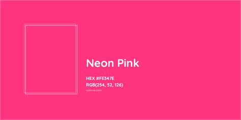 Neon Pink Hex Code, Neon Hex Codes, Munsell Color System, Analogous Color Scheme, Rgb Color Codes, Colorful Website, Hexadecimal Color, Rgb Color Wheel, Monochromatic Color Palette