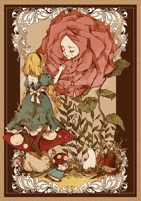 Alice Art Alice In Wonderland Illustrations, Alice In Wonderland Aesthetic, 동화 삽화, Alice Madness, Art Et Illustration, Lewis Carroll, Adventures In Wonderland, الرسومات اللطيفة, 그림 그리기