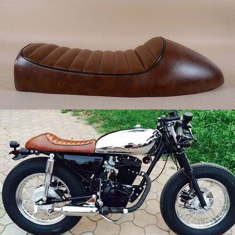 Honda Nighthawk, Cafe Racer Seat, Suzuki Cafe Racer, Cafe Racer Moto, Moto Scrambler, Brown Cafe, Bike Pictures, Cafe Racer Style, Motos Honda