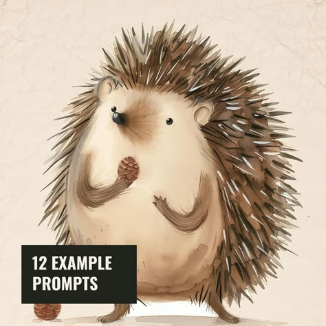 Hedgehog Illustration Character Design, Coffee Art Drawing, Hedgehog Illustration, Idea Paint, Illustration Character Design, Hedgehogs, Art Lesson, Coffee Art, Cute Characters