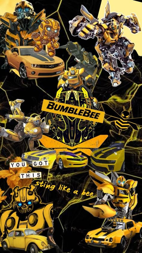 Bumblebee Wallpaper, Sting Like A Bee, Transformers Art, Phone Themes, Bumble Bee, Transformers, Aesthetic Wallpapers, Iphone Wallpaper, Bee