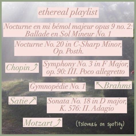 @ sweetnspicegirl on ig Ethereal Music Aesthetic, Ethereal Playlist, Dreamy Playlist, Ethereal Music, Aesthetic Life, Girly Songs, Music Aesthetic, Aesthetic Songs, Music Playlist