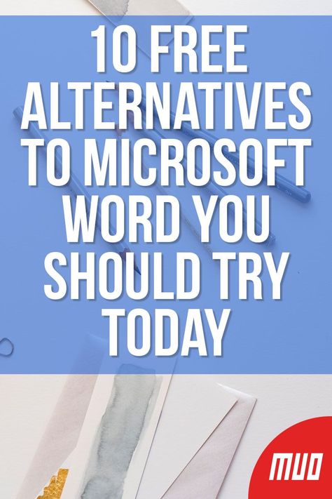 Microsoft Word Alternatives, Free Microsoft Word Alternative, Free Alternative Software, Word Alternatives, Microsoft Office Free, Microsoft Word Lessons, Free Microsoft Word, Computer Tutorials, Word App